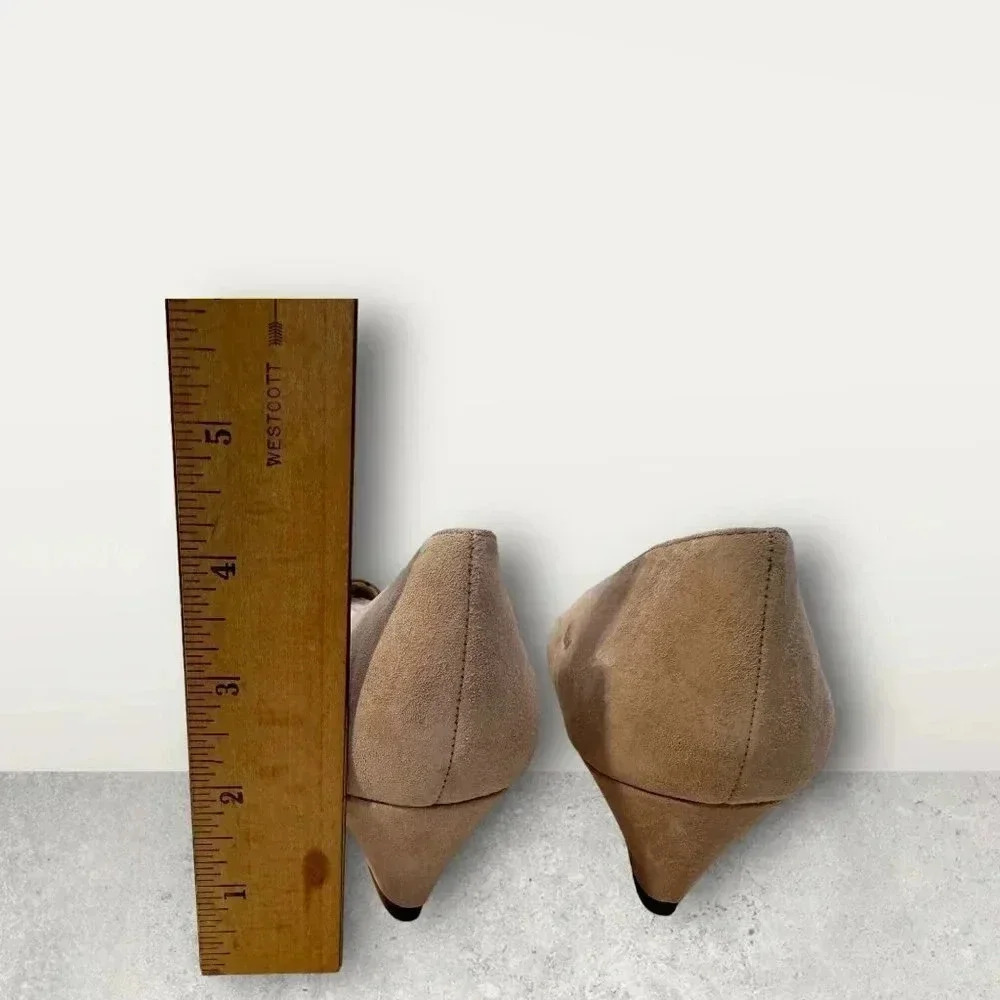 Nine West Ekin‎ D'Orsay Suede Cutout Wedges - Picture 5 of 8